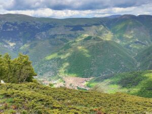 Veduta di Scanno da Punta Cerreto