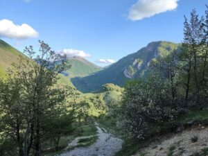 Veduta Preccia dal sentiero 31