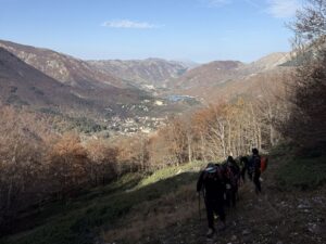 Vista di Scanno e Lago di Scanno dal sentiero 44