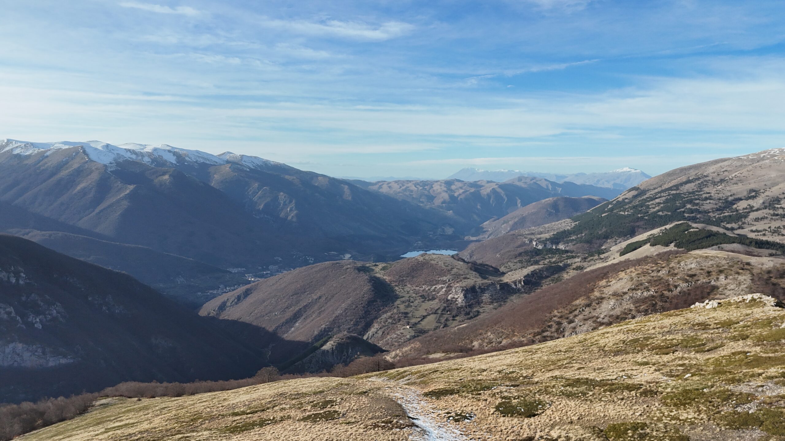 Panorama di Scanno dalla Sparvera
